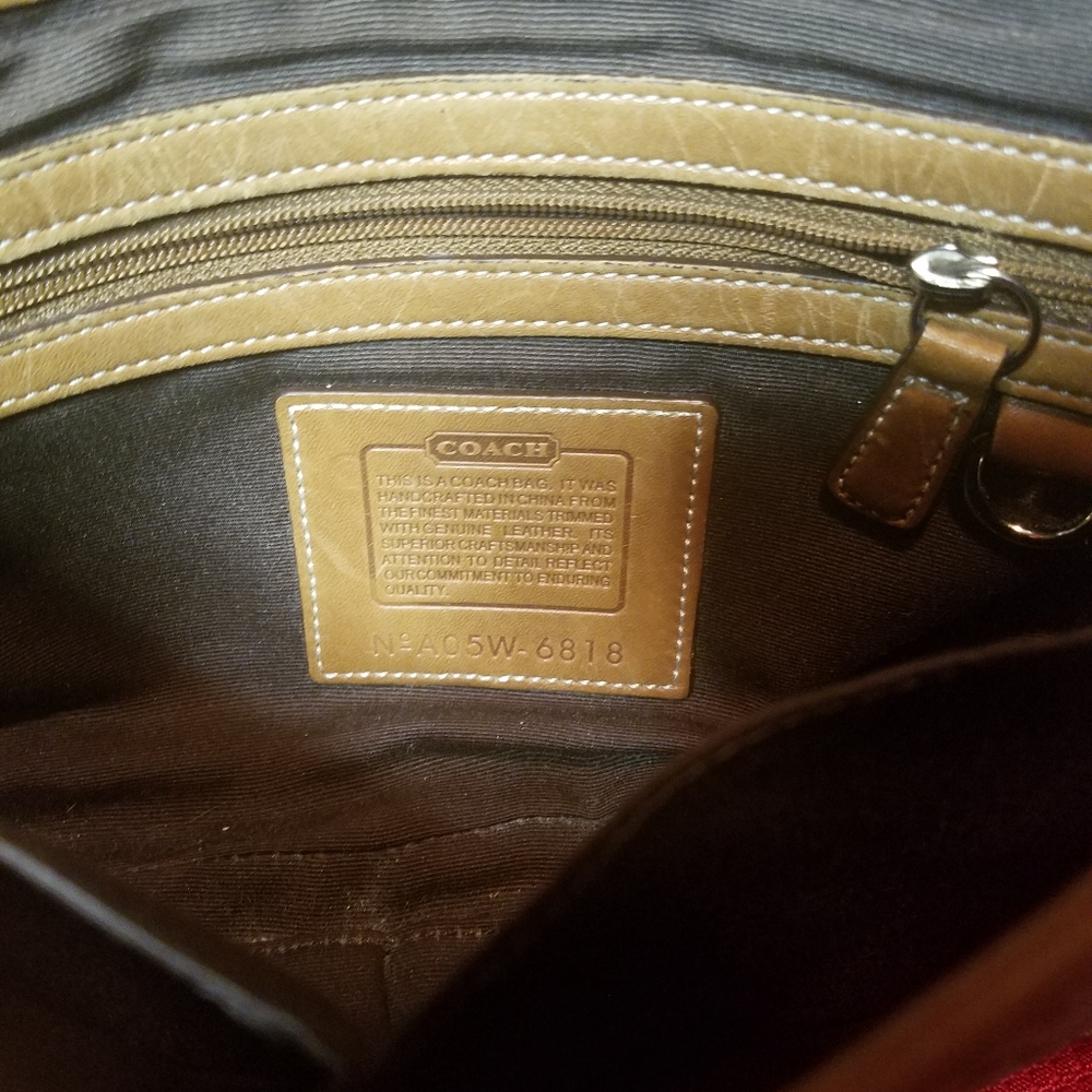 Coach Signature Satchel - Picture 14 of 16